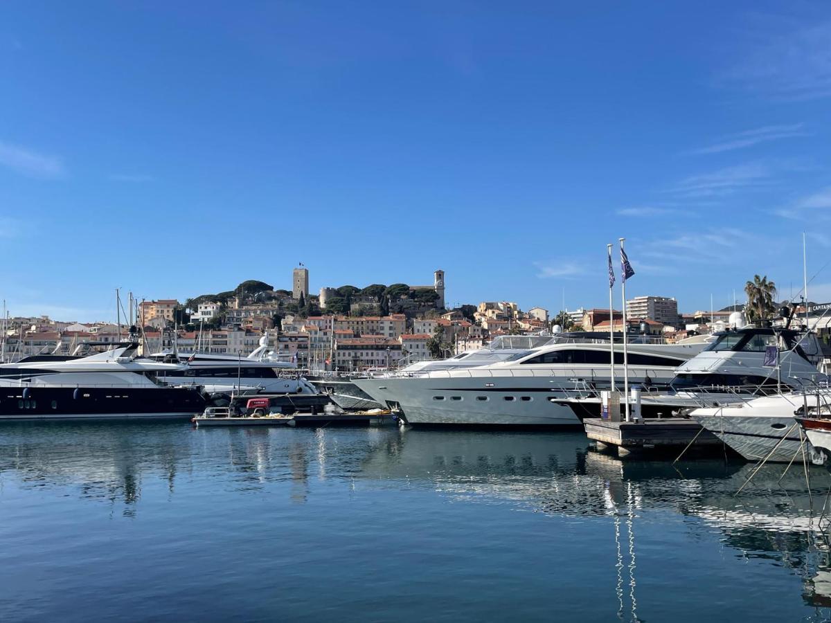 Cannes : Agreable Et Lumineux Appartement Vue Mer Zewnętrze zdjęcie